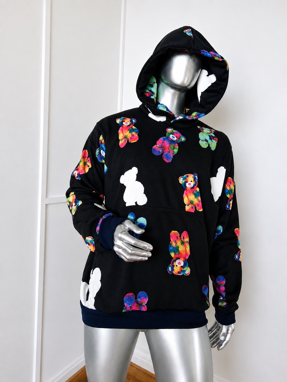 Polerón con capucha estampado de ositos — Mandala
